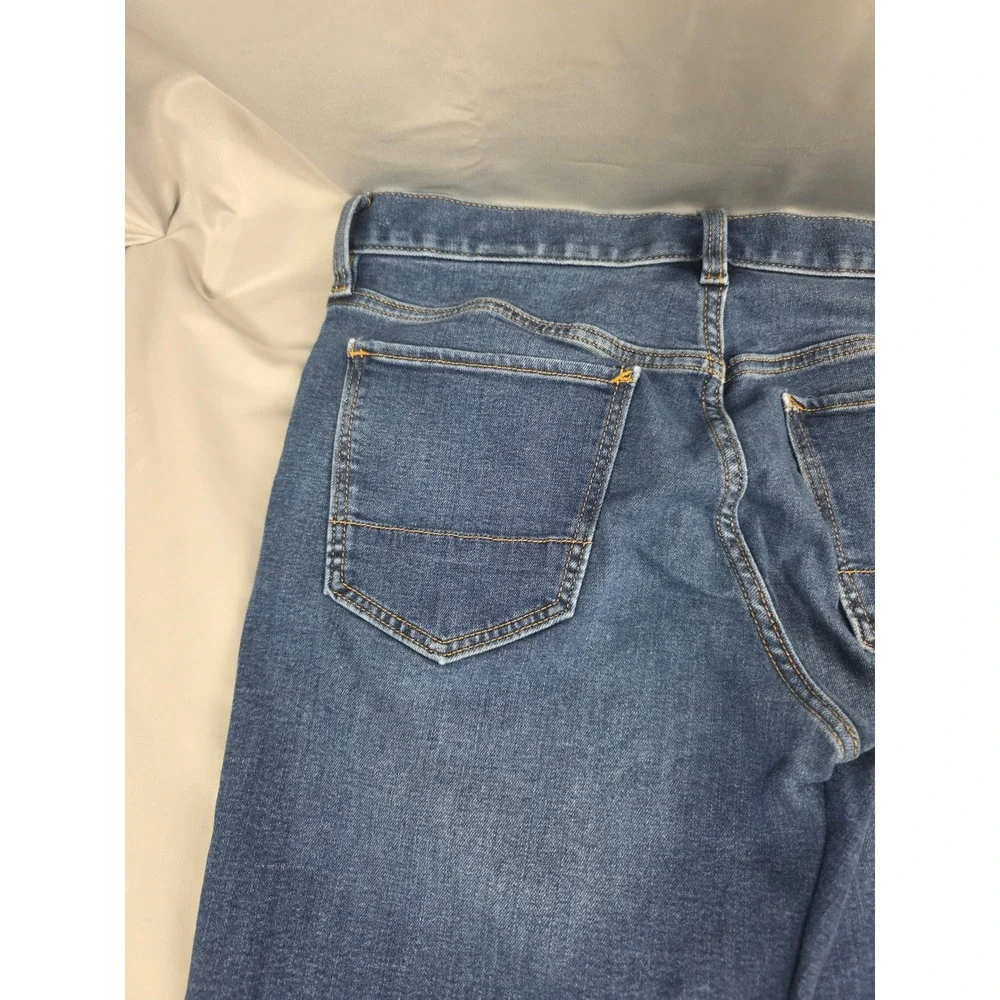 Banana Republic Travel Jeans Mens 33x34 Slim Fit Blue Denim Stretch Pants
